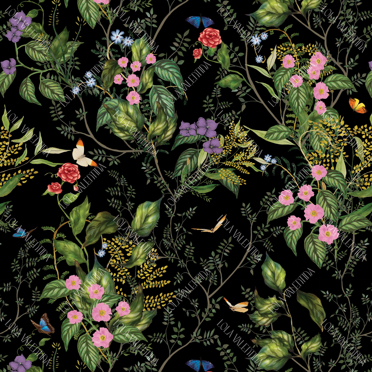 Black English Garden