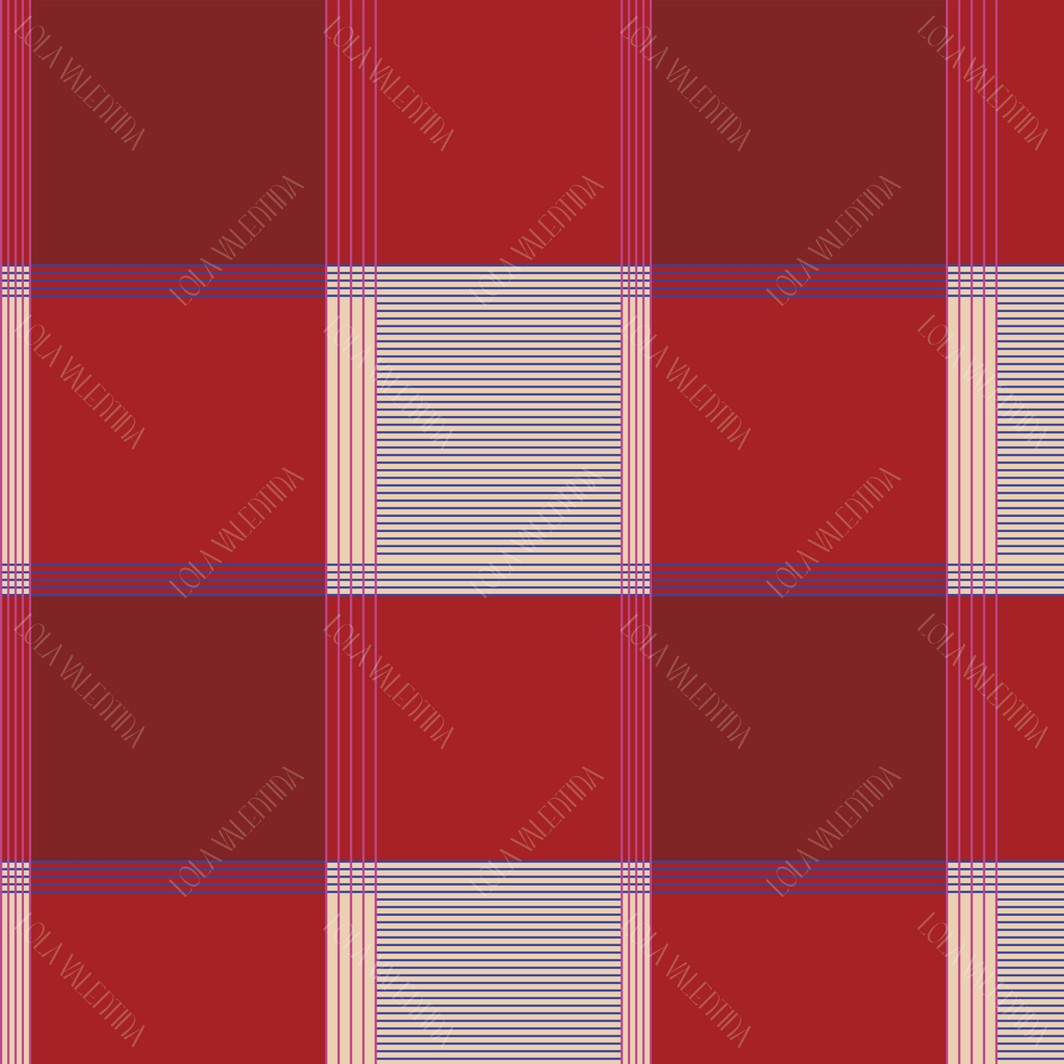 Red Highland Plaid