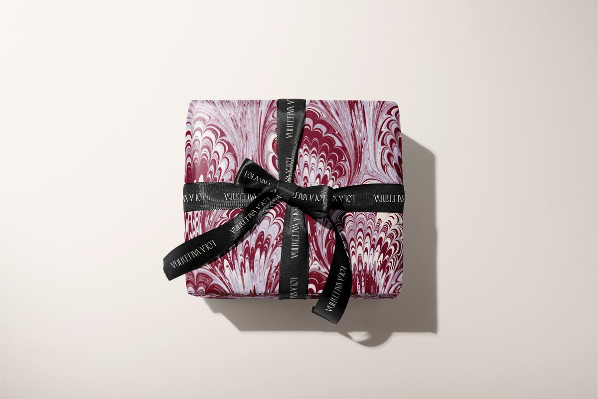 Maroon Orchid Bloom Ebru