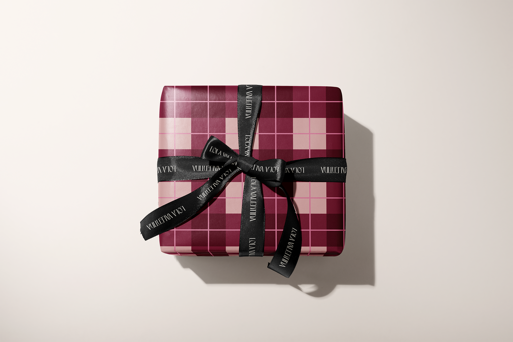 Blush Maroon Mod Plaid